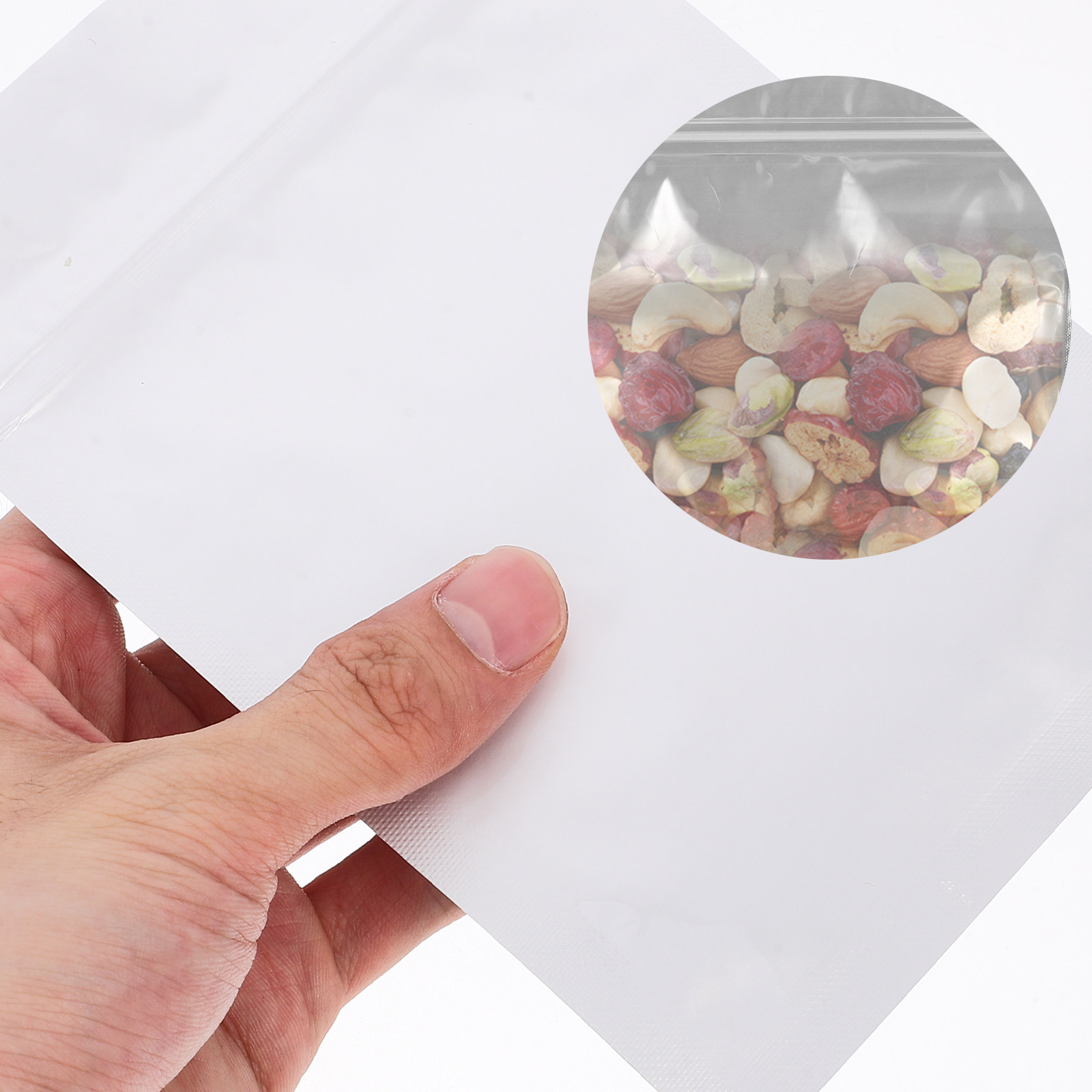 Food Snack - 50 sztuk szczelnych, wielokrotnego użytku torebek