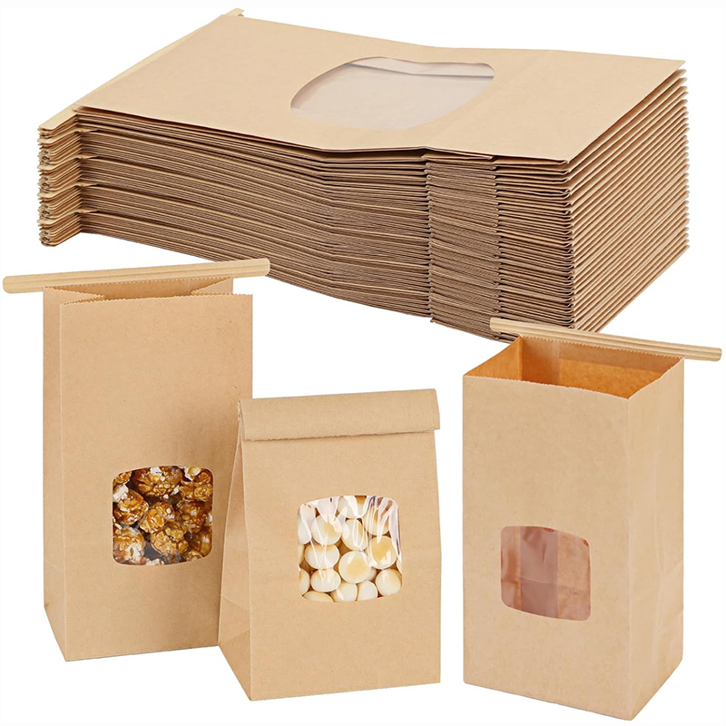 Food Like Snacks - 10 szt. Torby piekarnicze, torby papierowe