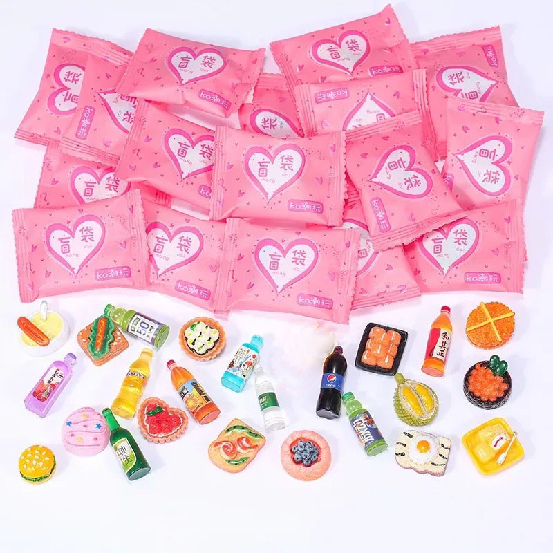 Food Like Snacks - Losowe wzory torebek, miniaturowe zabawki spożywcze,