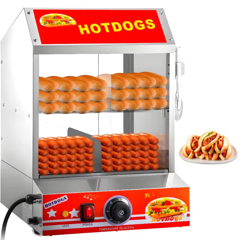 Food Processor Snacks - Profesjonalny automatyczny podgrzewacz do bułek do