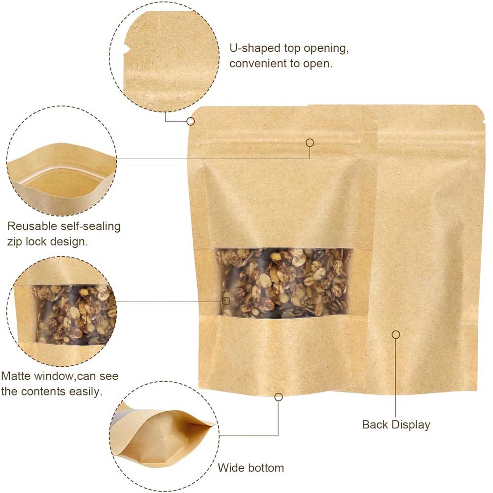 10-50szt Upright Seal Bone Zip – Food Like Snacks recenzja i cena