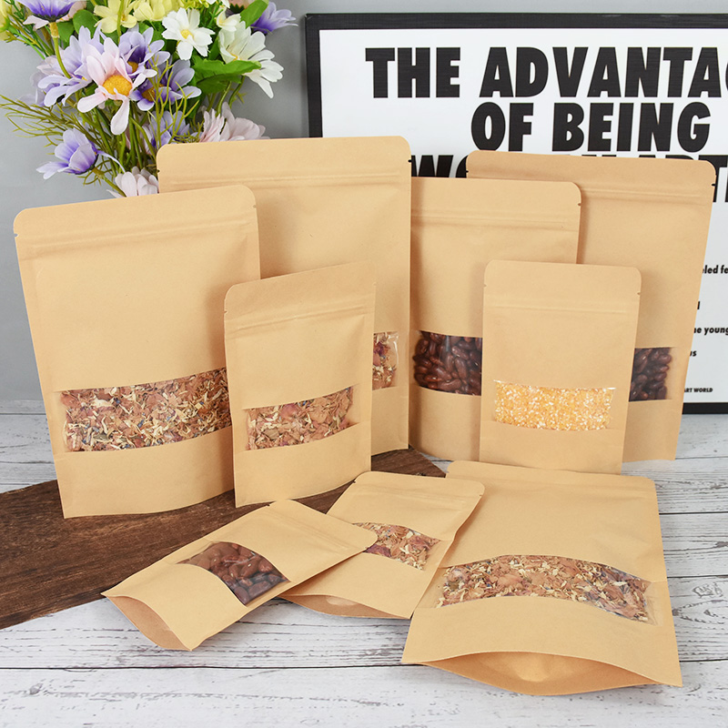 20/50szt Kraft Paper Zip Lock  – Food Like Snacks recenzja i cena