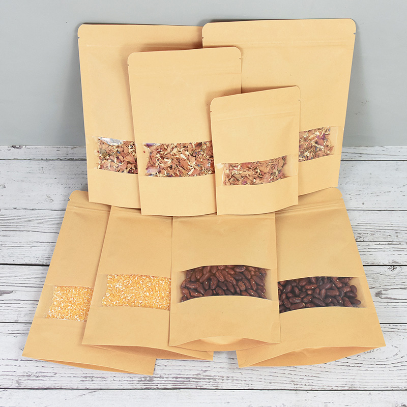 20/50szt Kraft Paper Zip Lock  – Food Like Snacks recenzja i cena