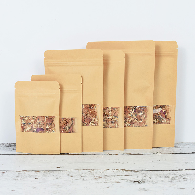 20/50szt Kraft Paper Zip Lock  – Food Like Snacks recenzja i cena