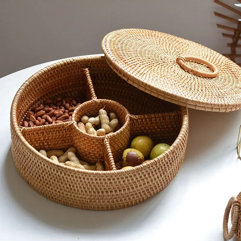 Naturalny rattanowy pojemnik z – Food Snacks With Fiber recenzja i cena